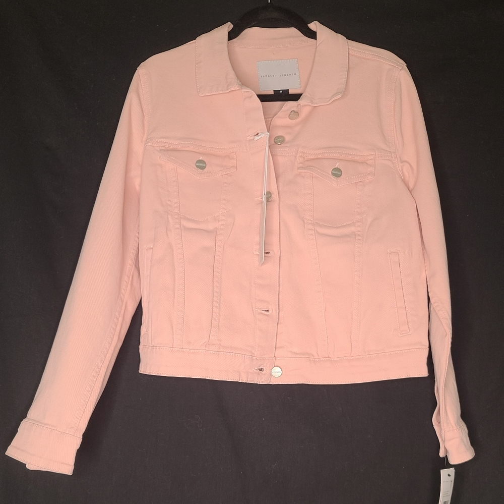 NWT - PINK DENIM JACKET BY SANCTUARY